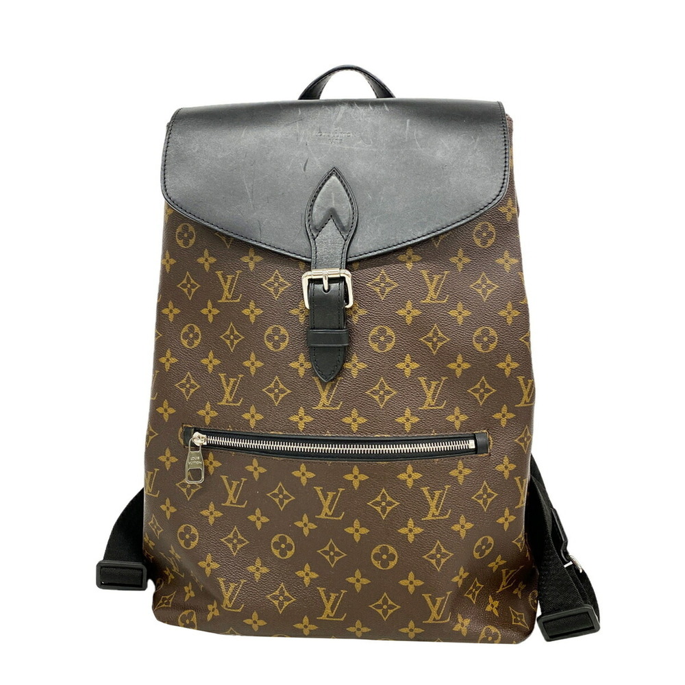 Louis Vuitton Monogram Macassar Parc Backpack M40637 Brown Men's